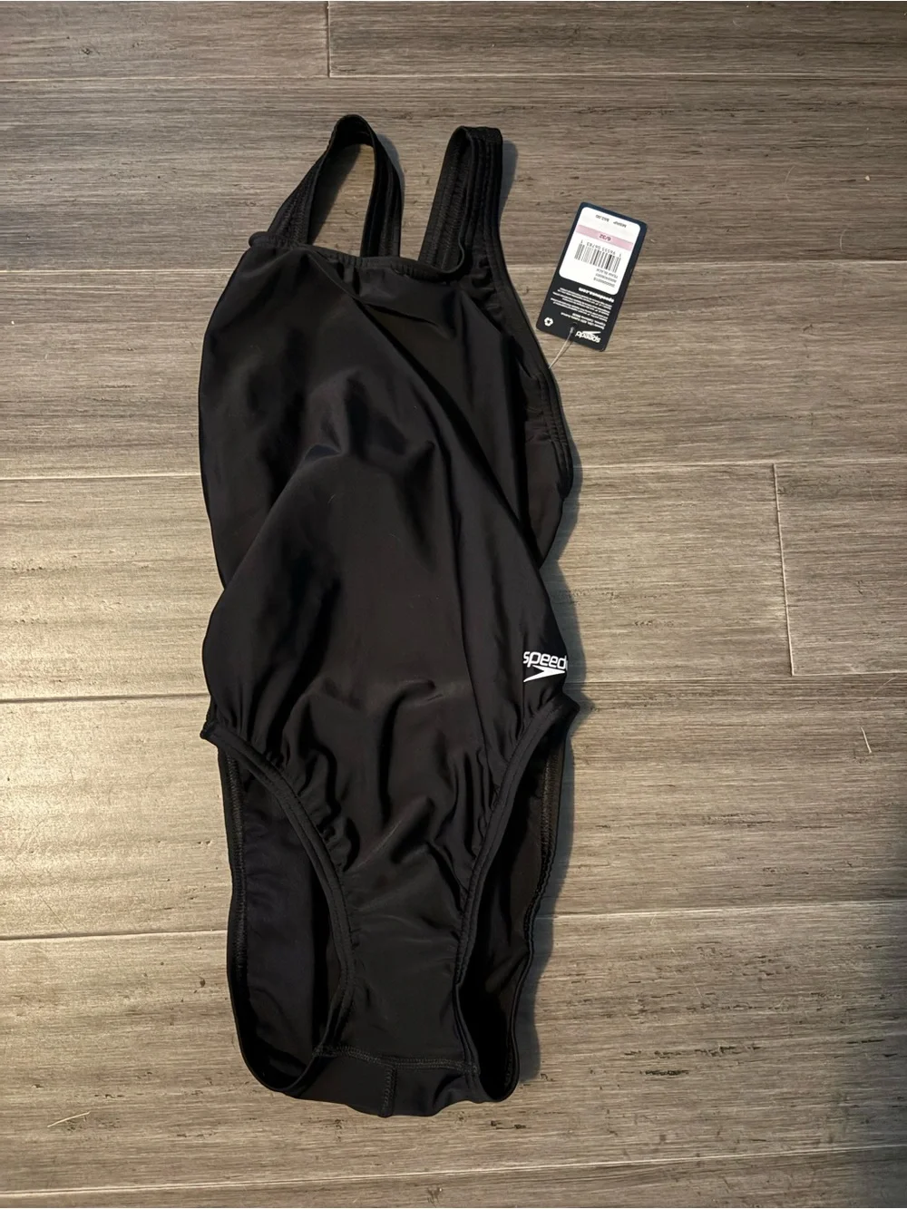 Speedo Black Team One-Piece Swimsuit
